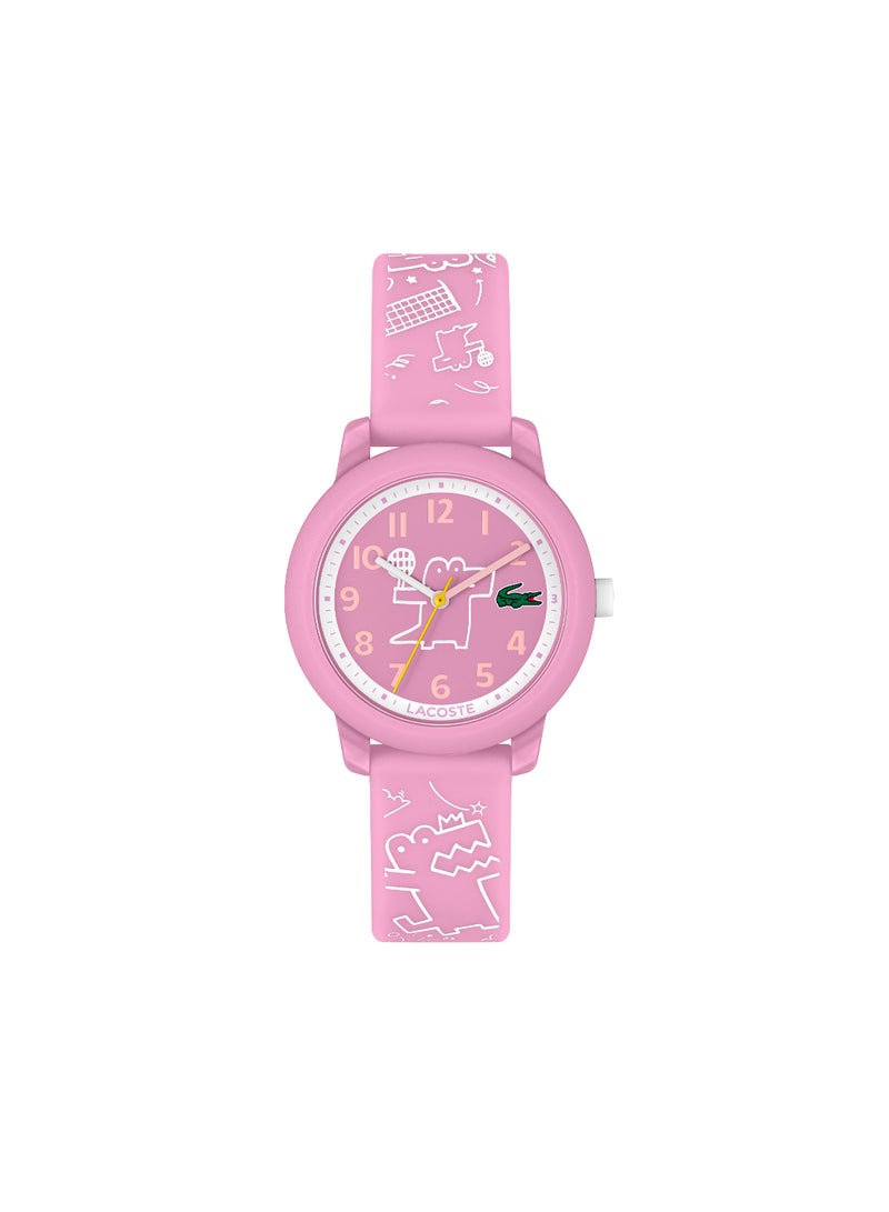 Round Analog Kids's Pink Case Watch - 2030058