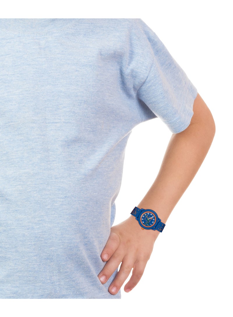 Round Analog Kids's Blue Case Watch - 2030056