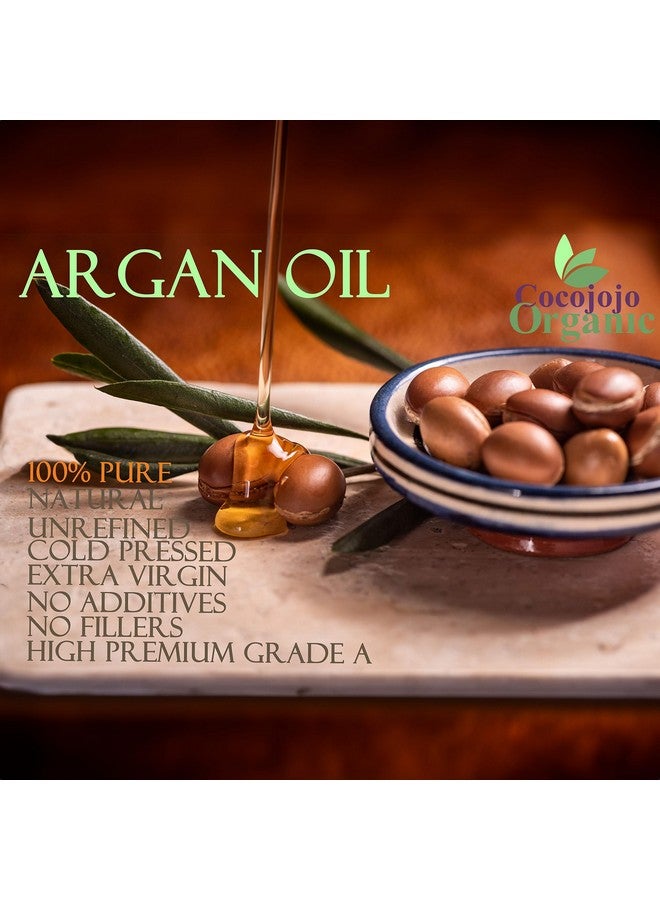 Argan Nut Oil 32 Oz 100% Pure Natural Moroccan Argon Nut Oil Unrefined Cold Pressed Extra Virgin For Hair Skin Body Nail And Beard Moisturizing Soothing Hydrating & Nourishing Marrakesh Oil