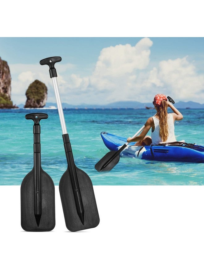 Canoe Paddles Kayak Paddles Extendable Paddles Boat Oars For Surfboard Inflatable Boats Rowing Boats For Adults Kids (Black) 1 Pair