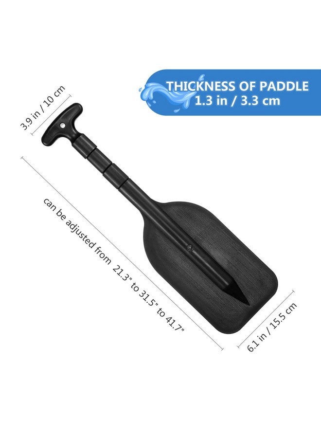 Canoe Paddles Kayak Paddles Extendable Paddles Boat Oars For Surfboard Inflatable Boats Rowing Boats For Adults Kids (Black) 1 Pair