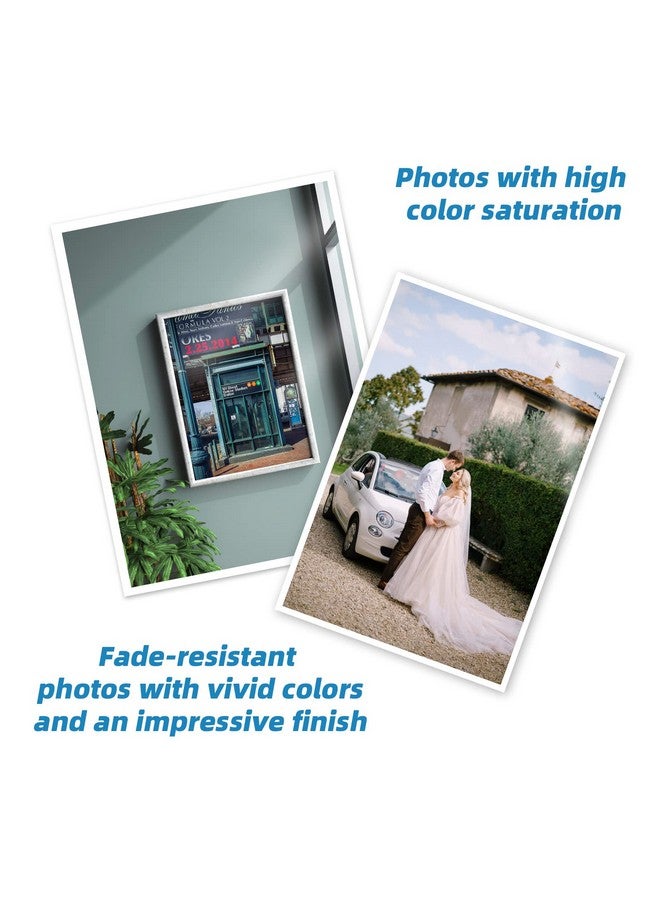 100 Sheets Brochure Paper Glossy Double Sided 8.5X11 Inkjet 37Lb 140Gsm Dye Ink Thin Photo Picture Flyer Calendar Magazine Cd Cover Letter