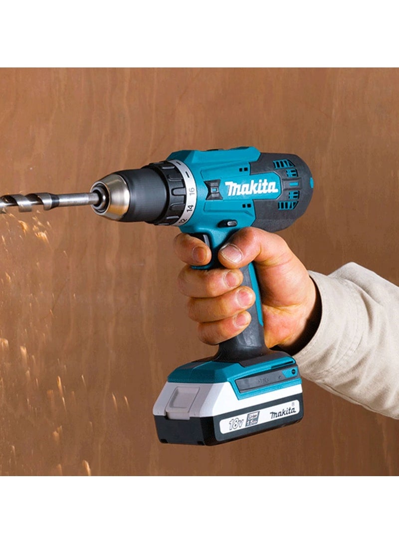 Makita DF488DW 18V Cordless Hammer Driver Drill with Reversing Switch