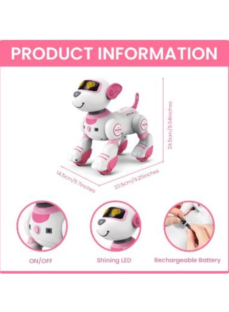 Programmable Smart Interactive Dog Stunt Robot with Remote Control Touch Function Singing Dancing Walking Smart Toy