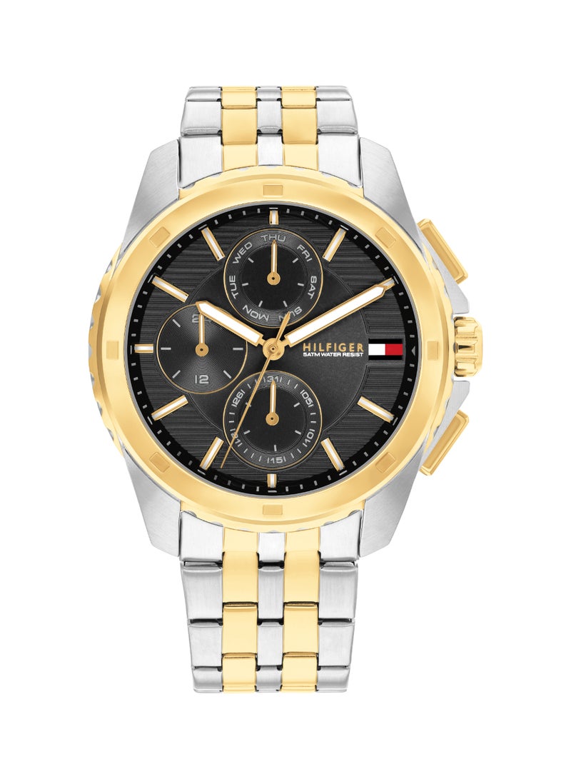 Round Analog Men's Grey Case Watch - 1710621