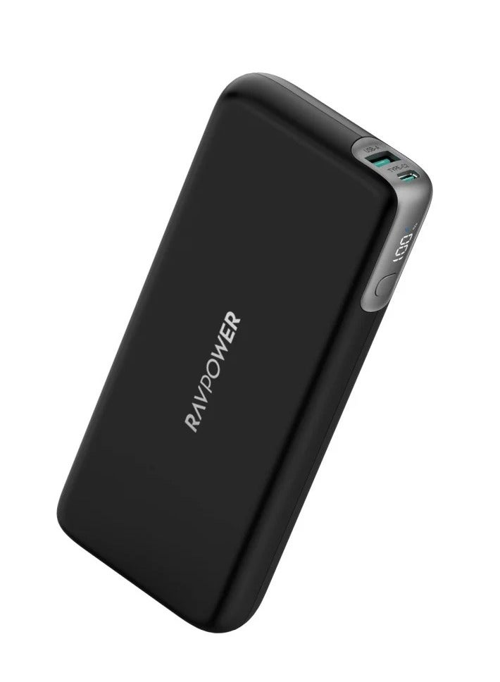 20000 mAh PD Pioneer 20000mAh 70W 3-Port Power Bank - Black