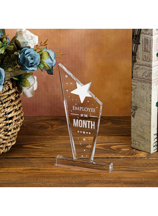 6 Pcs Employee Of The Month Plaque Teacher Appreciation Gifts For Nurses Coworkers Acrylic Plaque Award Keepsake Reward For Graduation Employee Colleague Volunteer Office