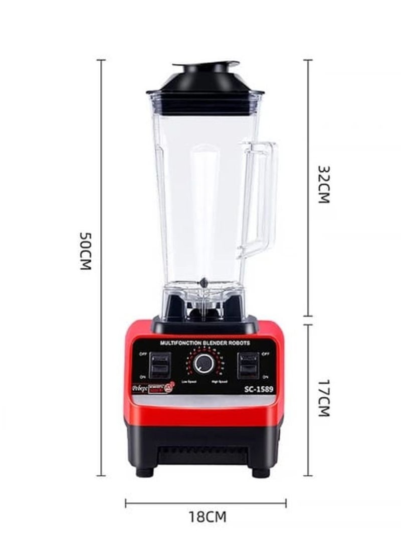 Silver Crest 4500w 2.5L Heavy Duty Commercial Grade Blender  Professional Juicer Food Mixer
