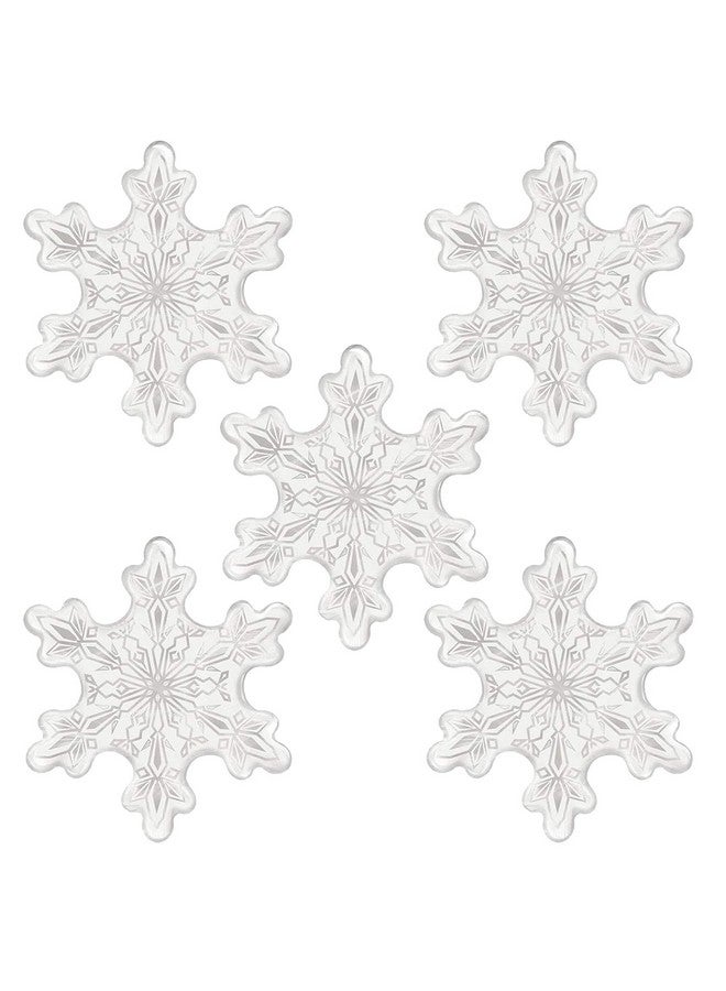 5Pcs 36Inch Snowflake Balloonswinter Theme Birthday Party Decerations Supplierwinter Flower For Ice Snow Activity Party Decorations