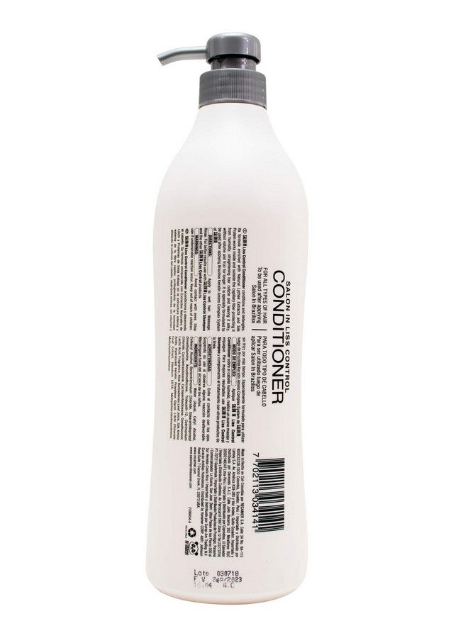 Recamier Salonin Perfect For Braziliss After Care Liss Control Conditioner | Rinse Protege Contra La Humeda De Un Cabello Alisado Acondicionador 33.8 Ounces 1000 Mililiters