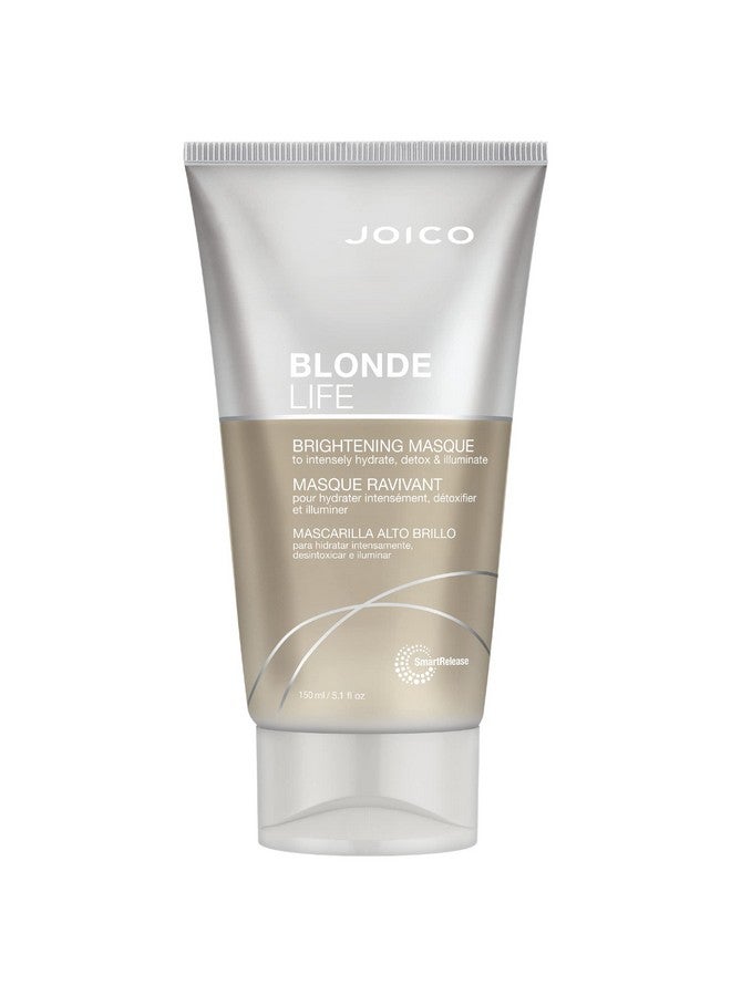 Blonde Life Brightening Masque | For Blonde Hair | Instant Hydration | Neutralize Chlorine & Detoxify Hair | Add Softness & Smoothness | Sulfate Free | With Monoi & Tamanu Oil | 5.1 Fl Oz