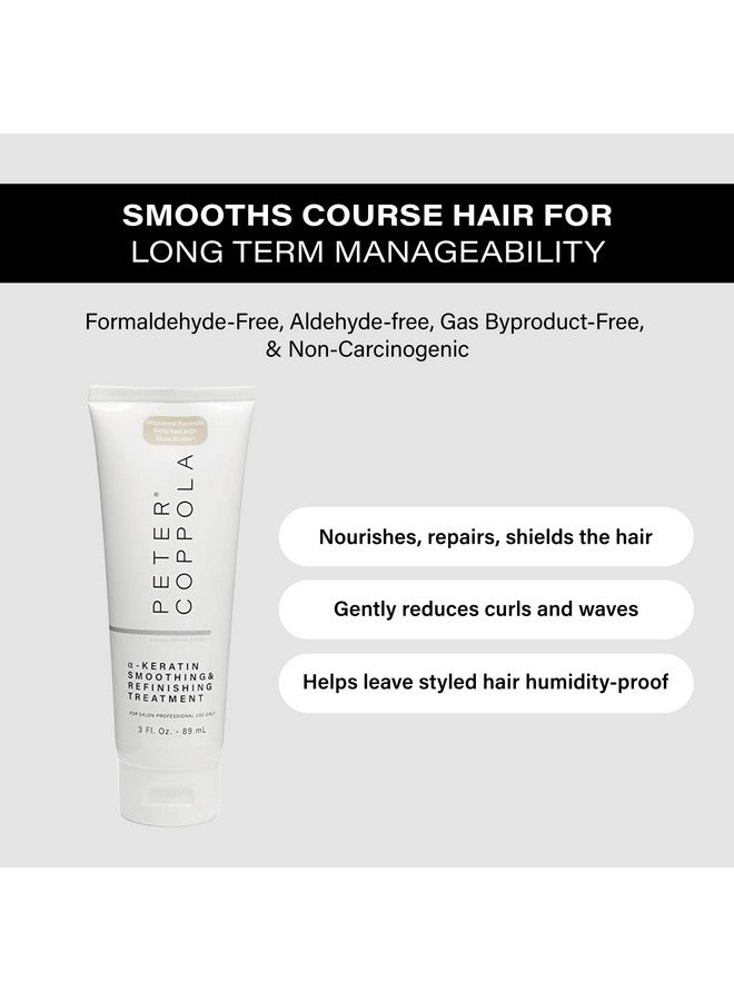 Akeratin Smoothing And Refinishing Treatment Semipermanent Keratin Hair Treatment Smoothes, Nourishes, And Repairs The Hair Formaldehydefree, Aldehydefree (3 Ounce)