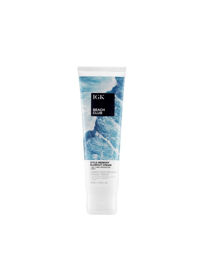 Beach Club Stylememory Blowout Cream | Volume + Bounce + Heat Protectant | Vegan + Cruelty Free | 4.5 Oz