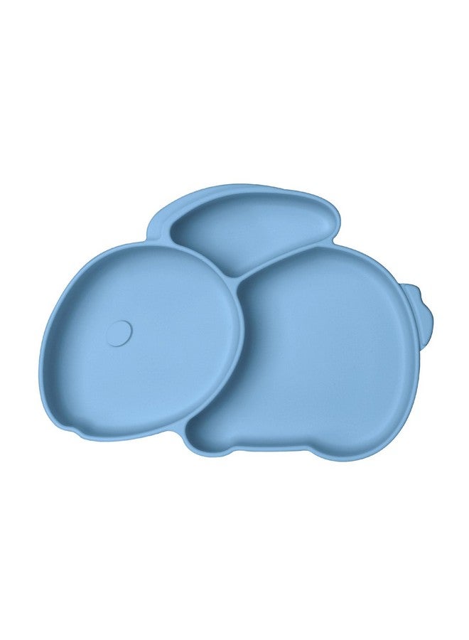 Toddler Plates With Suction Toddler Plates 100% Foodgrade Silicone Divided Design Nonslip Microwave And Dishwasher Safe