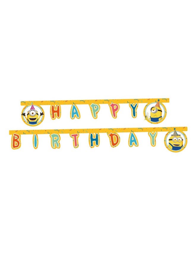 Folat 92139P Minions Fsc Garland 2.3 M Yellow One Size