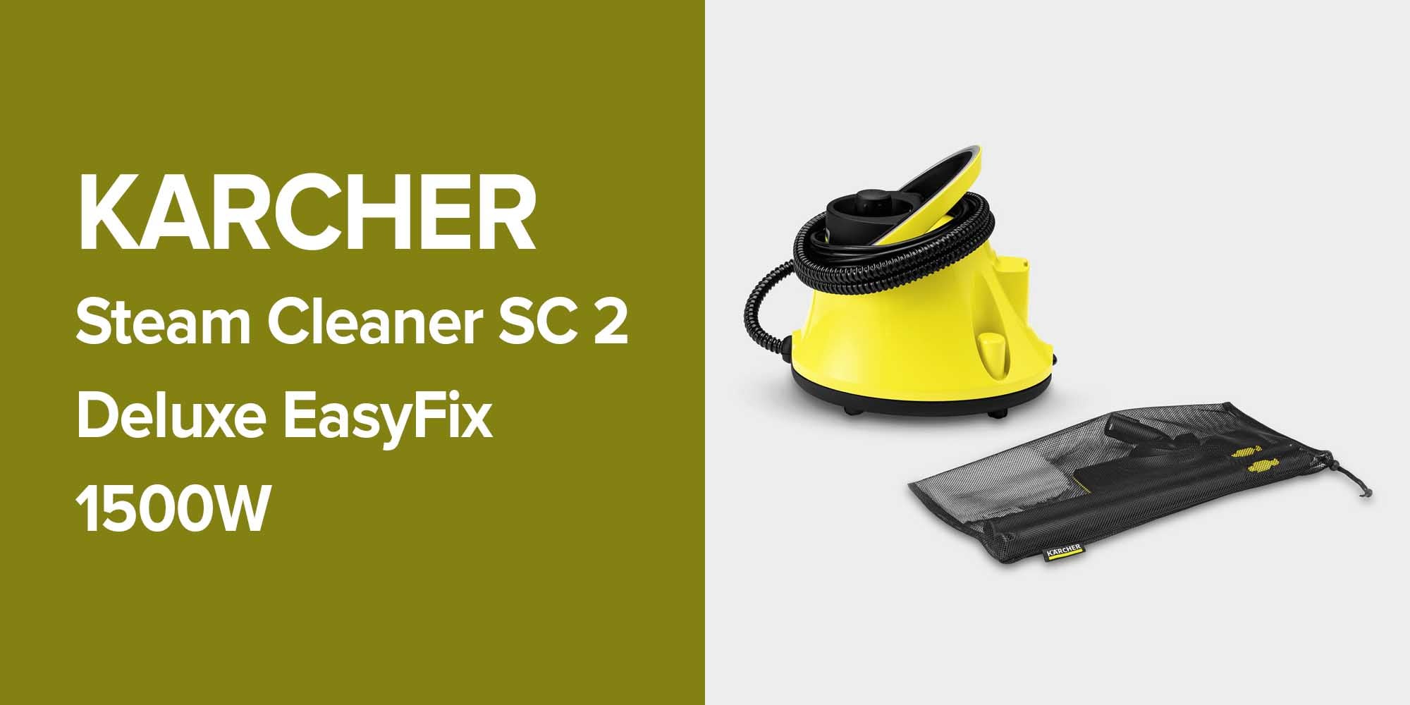 Steam Cleaner Sc 2 Deluxe Easyfix 1 L 1500 W 15132430 Yellow/Black/White