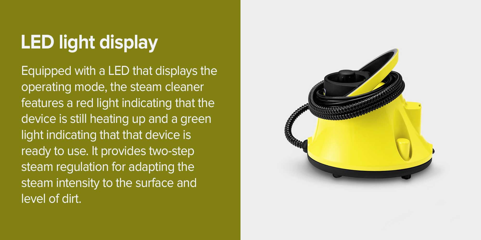 Steam Cleaner Sc 2 Deluxe Easyfix 1 L 1500 W 15132430 Yellow/Black/White