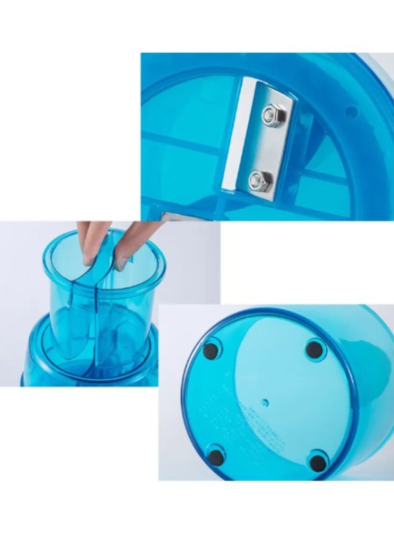 Portable Manual Ice Crusher Machine Gola Maker for Home - Quick, Easy, and No Electricity Needed!