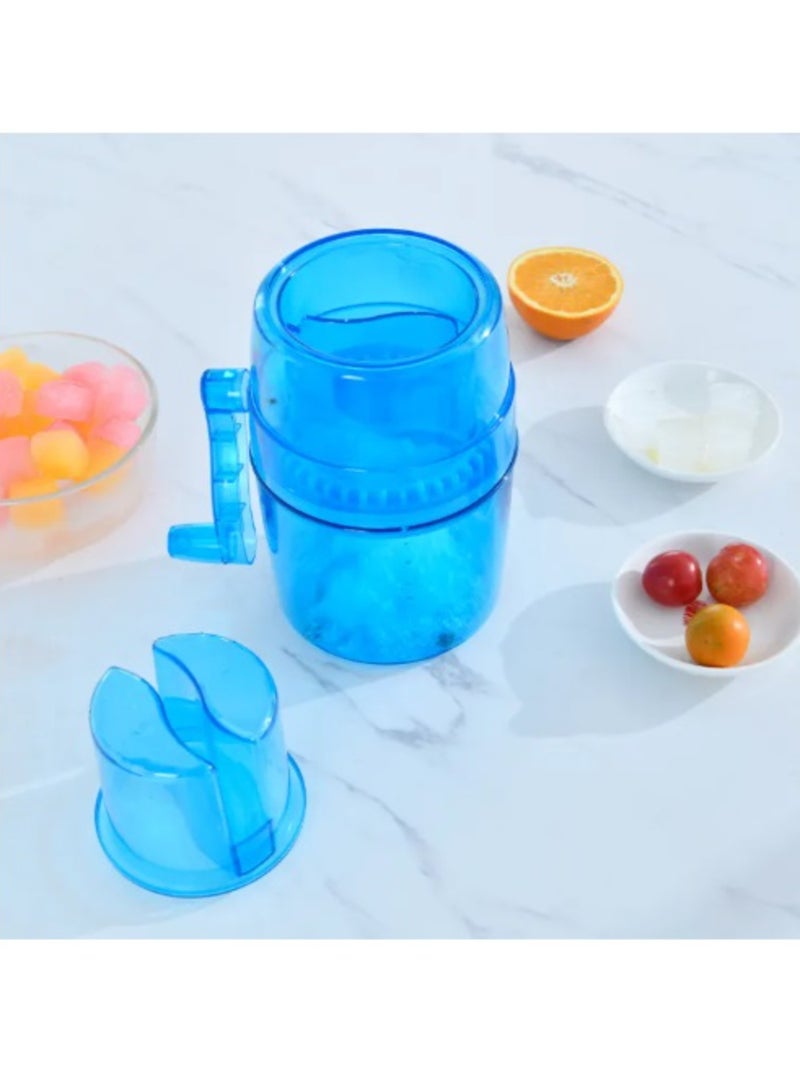 Portable Manual Ice Crusher Machine Gola Maker for Home - Quick, Easy, and No Electricity Needed!