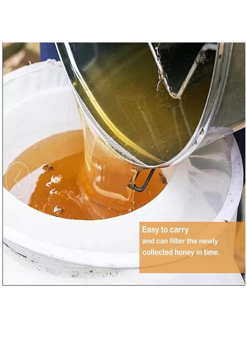 5 Pieces Bee Honey Extraction Tool Ultra-Fine Mesh Strainer Bag For Kitchen Nylon Mesh Filter For 5 Gal Bucket