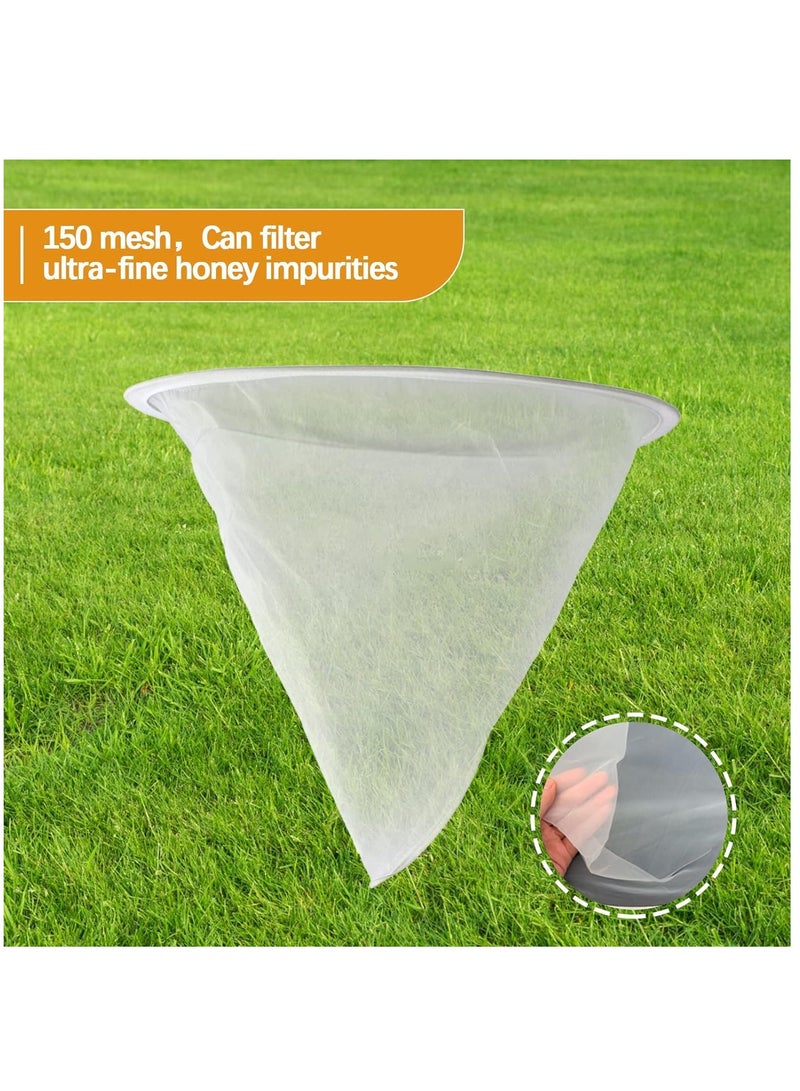 5 Pieces Bee Honey Extraction Tool Ultra-Fine Mesh Strainer Bag For Kitchen Nylon Mesh Filter For 5 Gal Bucket