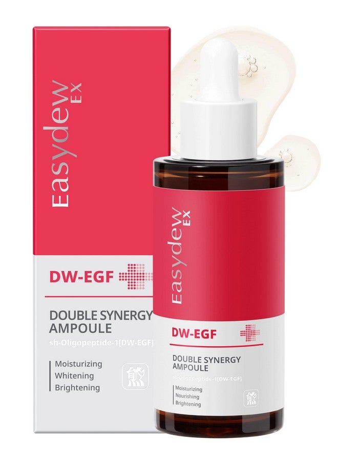 Dwegf Double Synergy Ampoule Intensive Moisturizing Face Serum With Hyaluronic Acid Ceramide Bakuchiol Firming Moisture Glow Skin For Rough Skin For All Skin Types 1.69 Fl.Oz.