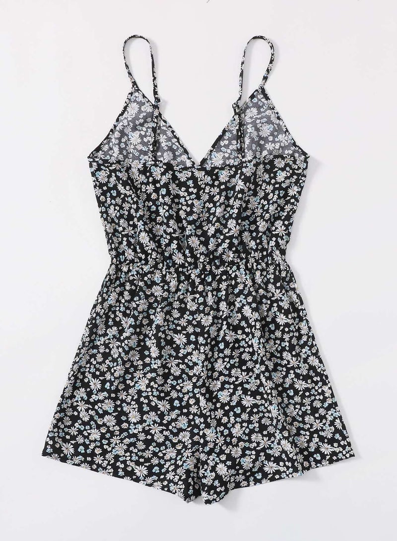 Ditsy Floral Cami Romper