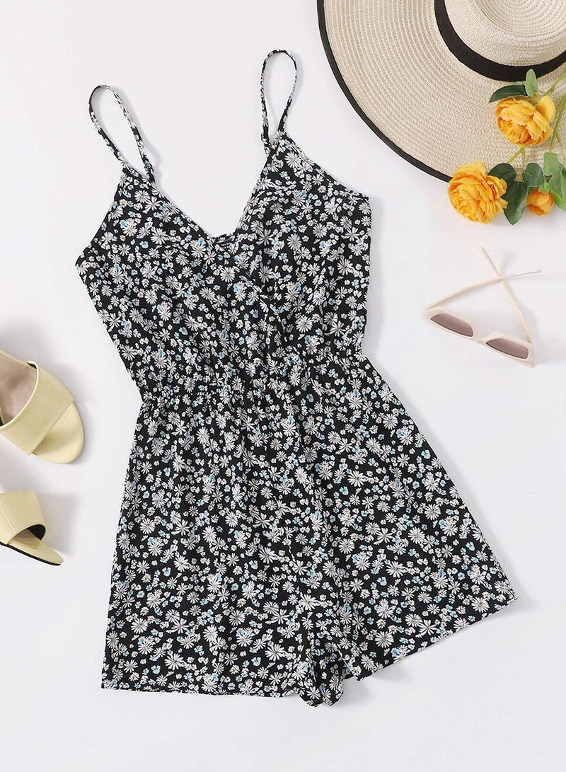 Ditsy Floral Cami Romper