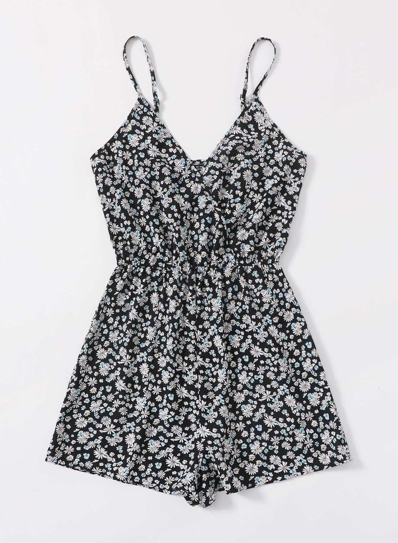 Ditsy Floral Cami Romper