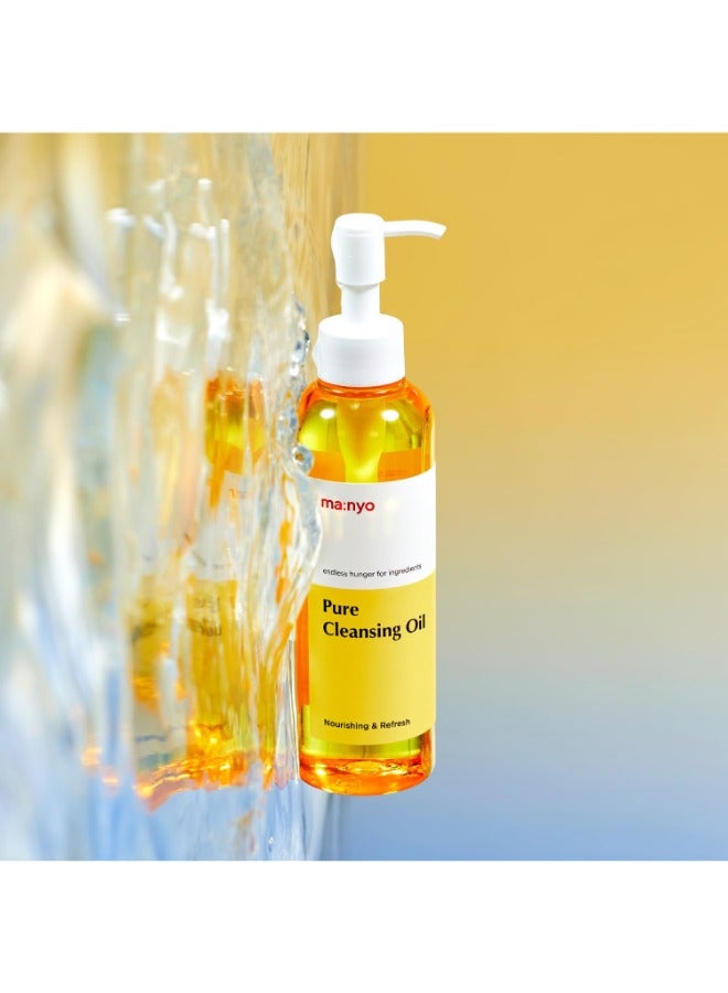 Ma:nyo Pure Cleansing Oil Korean Facial Cleanser, Blackhead Melting, Daily Makeup Removal with Argan Oil, for Women Korean Skin care 6.7 fl oz (1 Pack)