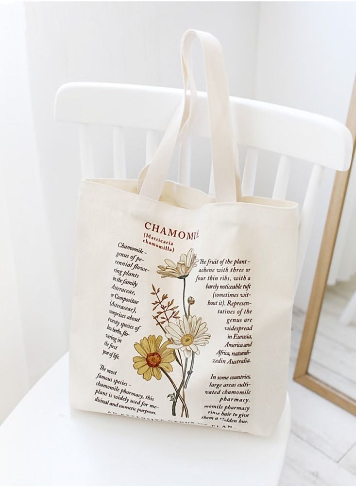 Canvas Tote Bag Strap Reusable Grocery Shopping Cloth Bag Zip Tote Bag Women Eco-Friendly Tote Bag with Handle Washable Fashion Beach Tote Shoulder Bag Women Shopping, School