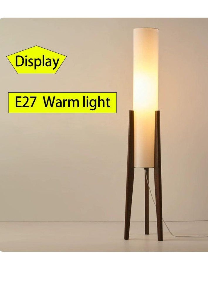 Illuminate Modernize Decorative Lamp with Wooden Stand and Soft Fabric Shade