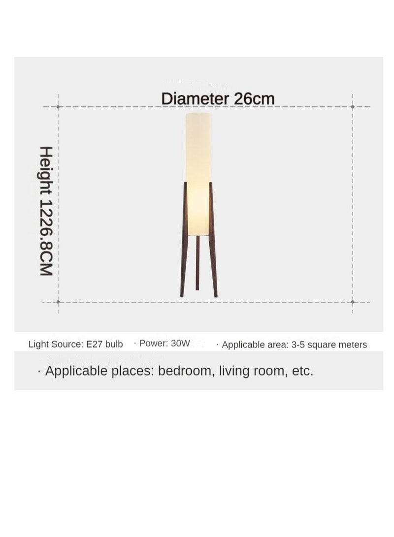 Illuminate Modernize Decorative Lamp with Wooden Stand and Soft Fabric Shade