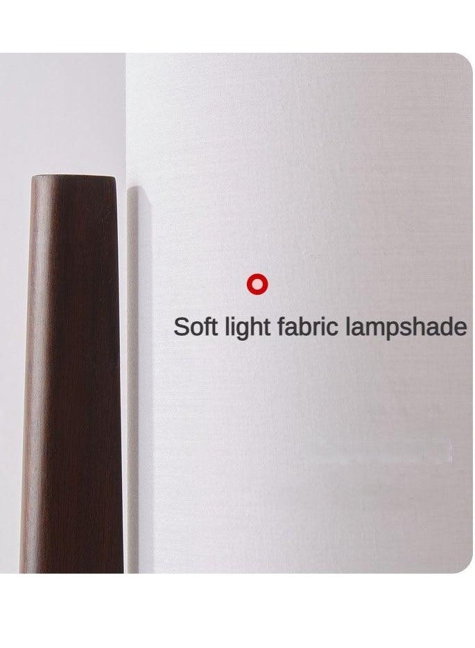 Illuminate Modernize Decorative Lamp with Wooden Stand and Soft Fabric Shade