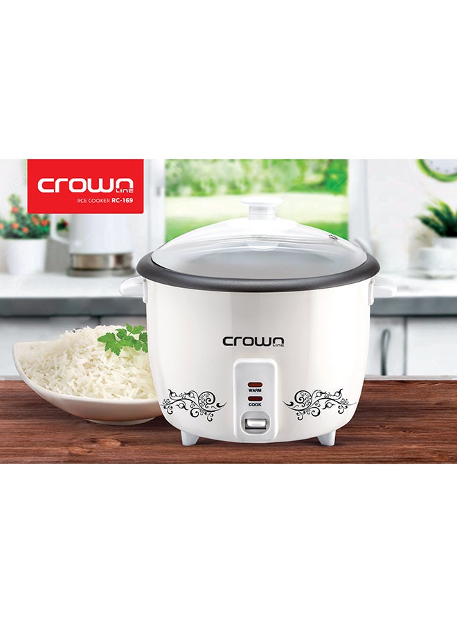 Rice Cooker With Steamer 1.8 L 400.0 W RC-169 White