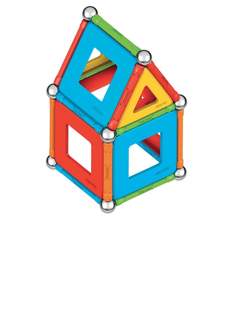 Geomag Supercolor Panels | Magnetic Sticks with Metal Balls and Multicolor Panels| 100% Recycled Plastic 78 Pcs | Ages 5++