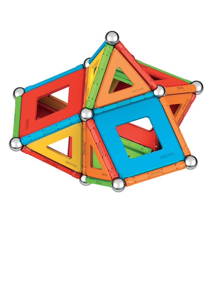 Geomag Supercolor Panels | Magnetic Sticks with Metal Balls and Multicolor Panels| 100% Recycled Plastic 78 Pcs | Ages 5++