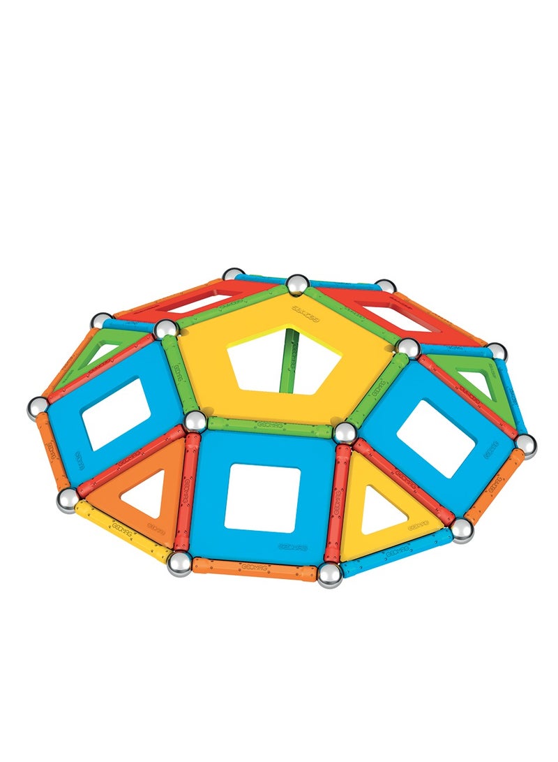 Geomag Supercolor Panels | Magnetic Sticks with Metal Balls and Multicolor Panels| 100% Recycled Plastic 78 Pcs | Ages 5++