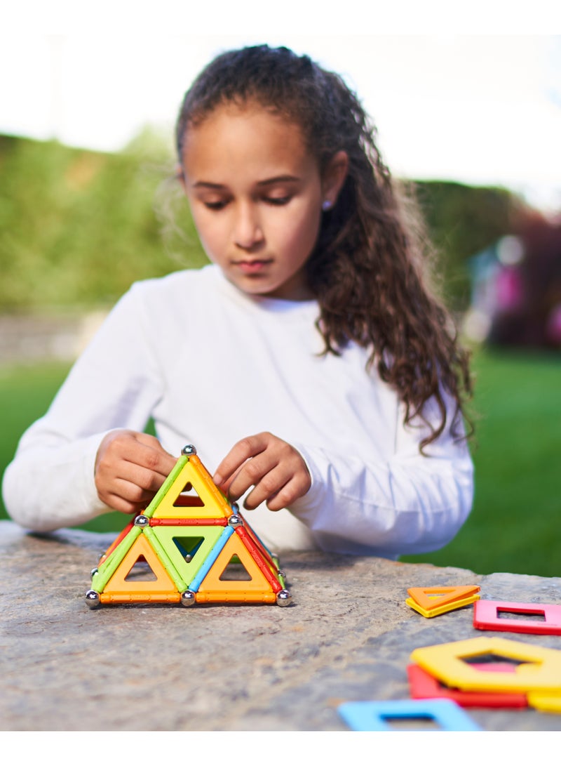 Geomag Supercolor Panels | Magnetic Sticks with Metal Balls and Multicolor Panels| 100% Recycled Plastic 78 Pcs | Ages 5++