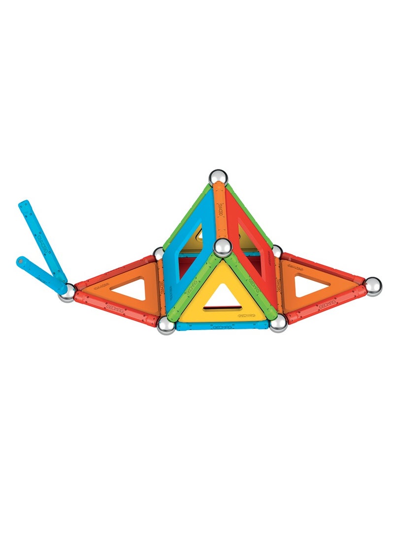 Geomag Supercolor Panels | Magnetic Sticks with Metal Balls and Multicolor Panels| 100% Recycled Plastic 78 Pcs | Ages 5++