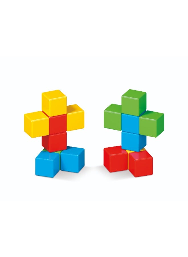Geomag Magicube Full Color Crystal Magnetic Construction STEM Toy 16 Pcs