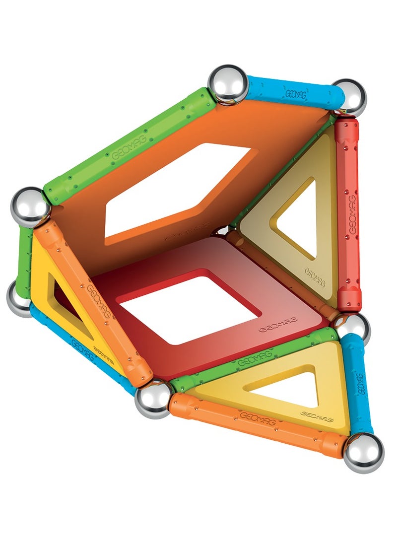 Geomag - Supercolor Magnetic Constructions for Kids, Magnetic Toy, Green Collection 100% Recycled Plastic, 35 Pieces