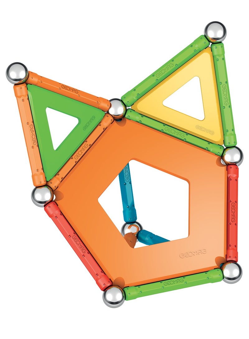 Geomag - Supercolor Magnetic Constructions for Kids, Magnetic Toy, Green Collection 100% Recycled Plastic, 35 Pieces