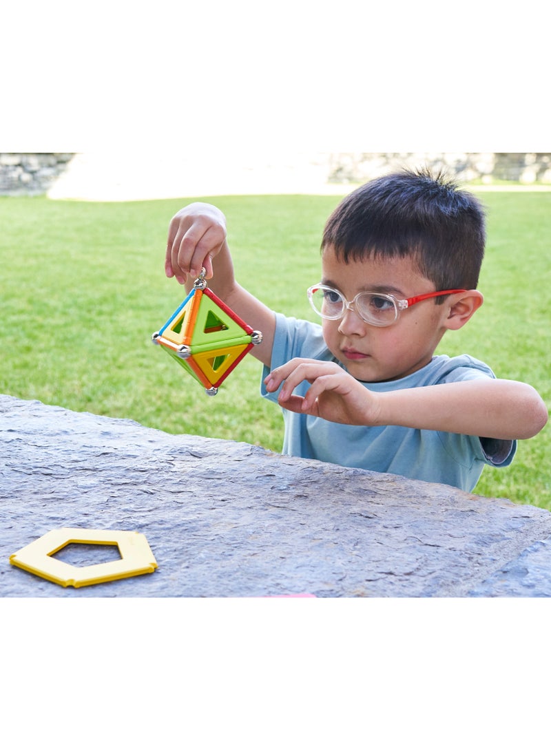 Geomag - Supercolor Magnetic Constructions for Kids, Magnetic Toy, Green Collection 100% Recycled Plastic, 35 Pieces