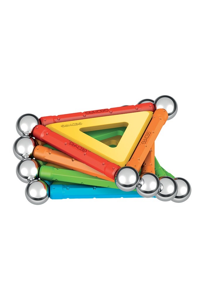 Geomag - Supercolor Magnetic Constructions for Kids, Magnetic Toy, Green Collection 100% Recycled Plastic, 35 Pieces