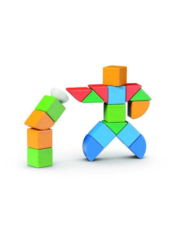 Geomag Magicube 4 Shapes Recycled Little World STEM Toy 25 Pcs