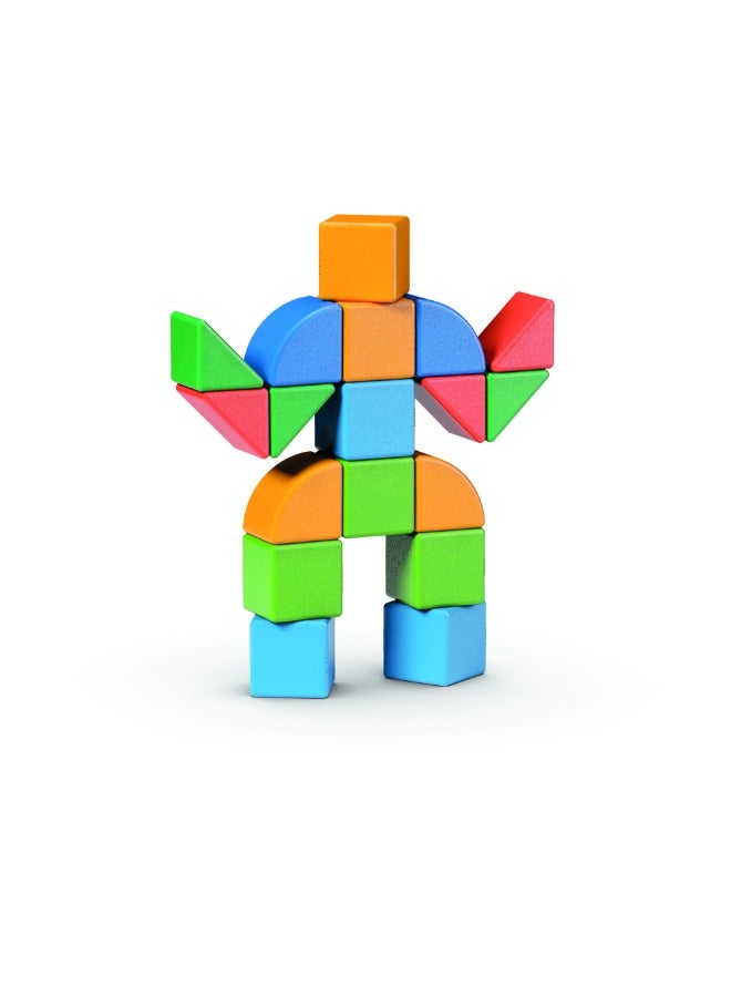 Geomag Magicube 4 Shapes Recycled Little World STEM Toy 25 Pcs