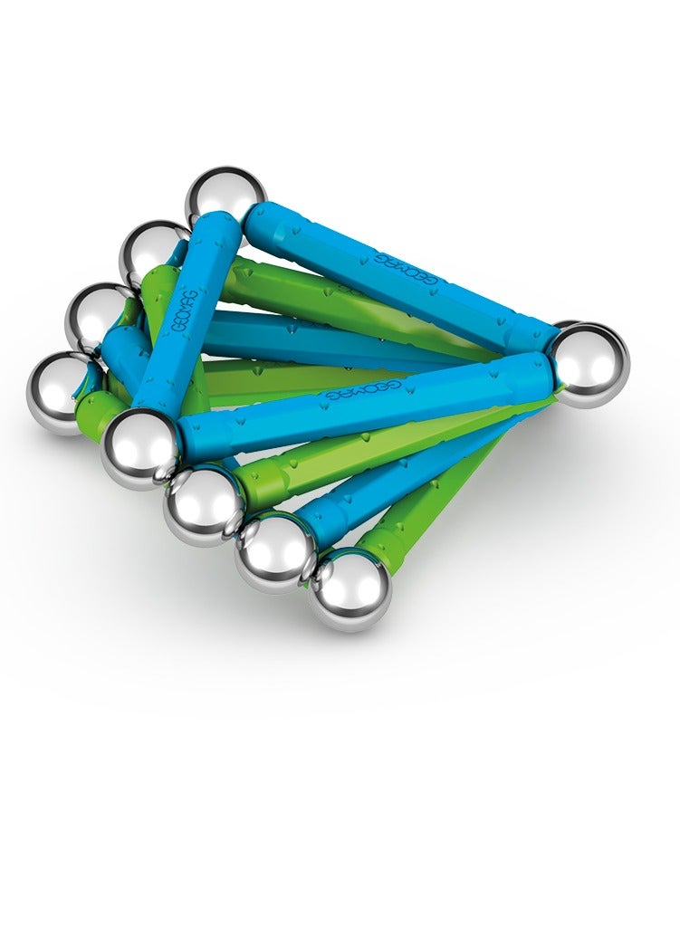 Geomag Magnetic Sticks And Balls Building Set Stem & Educational Magnet Toys Made From 100% Recycled Plastic Storage Box Classic 25 Piece Age 3+