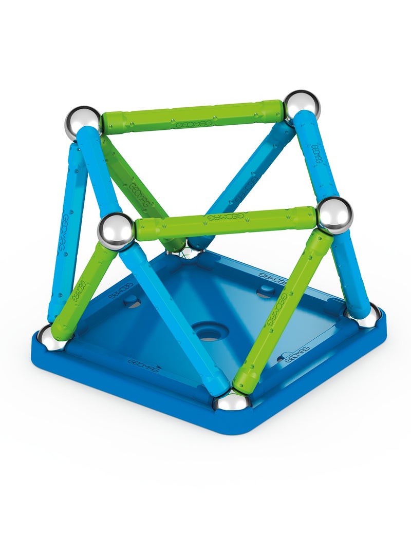 Geomag Magnetic Sticks And Balls Building Set Stem & Educational Magnet Toys Made From 100% Recycled Plastic Storage Box Classic 25 Piece Age 3+