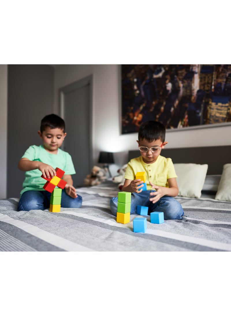 Geomag Magicube  Magnetic Cubes Starter Set 6pcs Magnet Toys Building Construction for Children STEM Creativity Imagination, Recreational Conventional Educational Made in Switzerland 1Y+